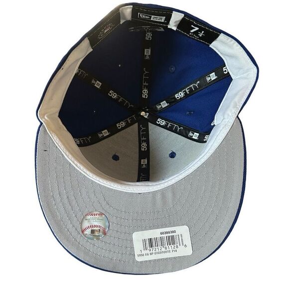 New Era 59FIFTY NY Mets 1986 World Series Sidepatch Fitted Hat 7 1/4 - Picture 4 of 7